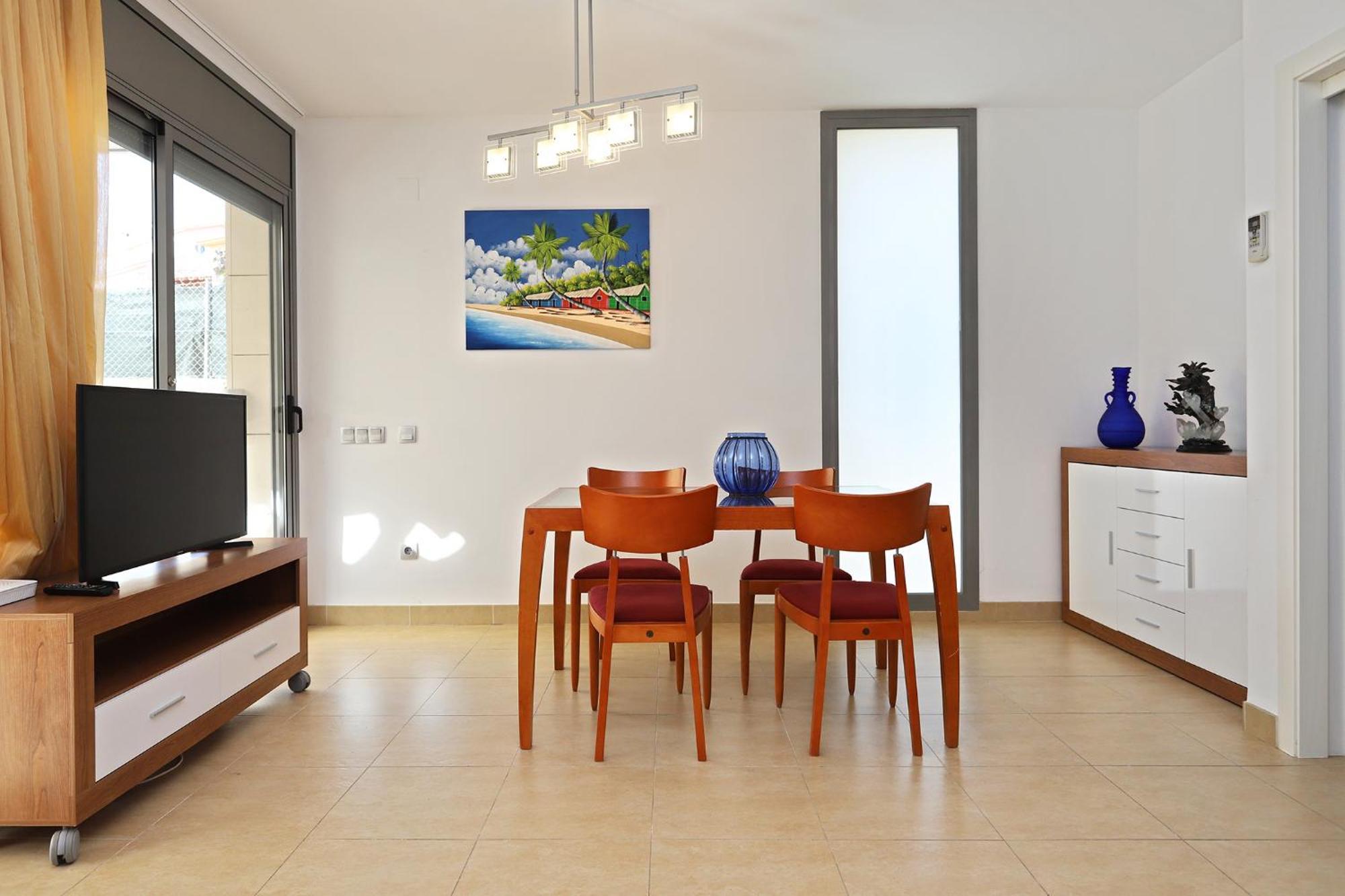 فيلا At014 A Pocos Metros De La Playa, Equipamiento Completo, Piscina Comunitaria تورّيذيمْبَرّا المظهر الخارجي الصورة